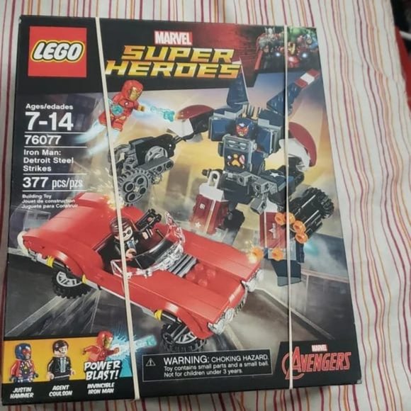 Toys Lego Super Heroes 7677 Iron Man Detroit Steel Strikes